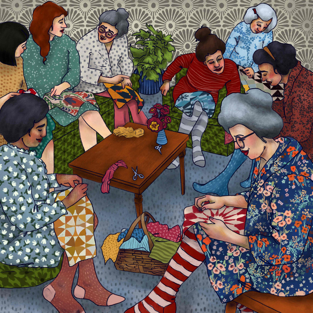 Sewing Group - print