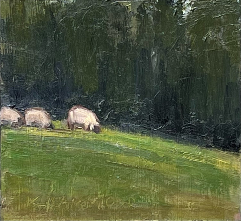 Ewe and Yearlings -  original